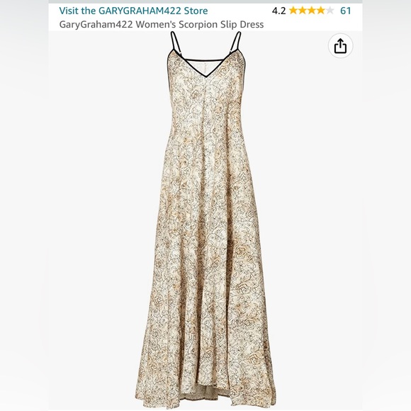 GaryGraham422 V-neck Floral Slip Maxi Dress - Picture 2 of 10